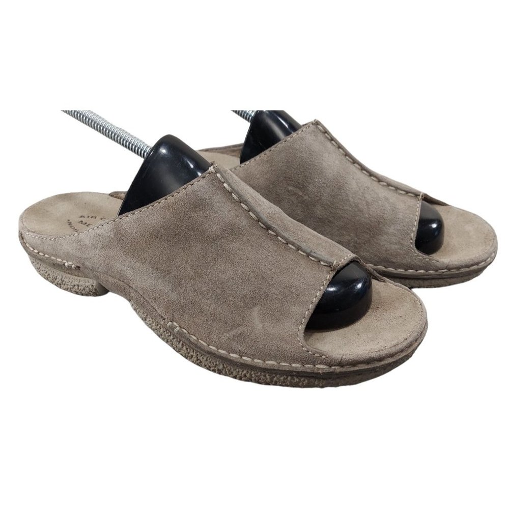 Merrell Woman’s Size 9 Duet Diva Gunmetal Slides Sandals Slip On